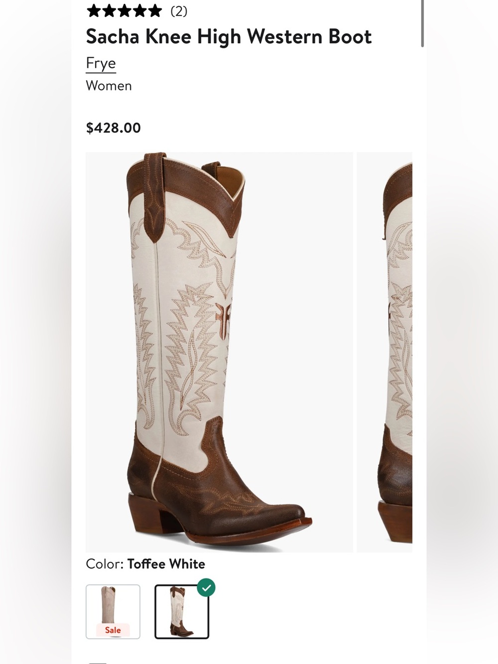 Frye SACHA FEATHER DECO cowboy boots